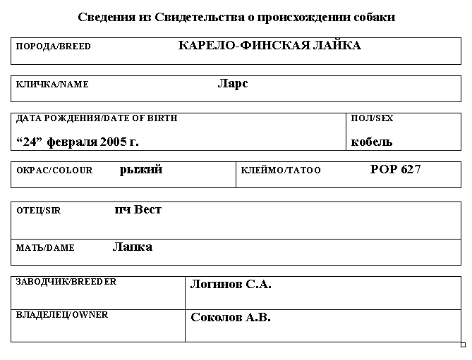 Карело-финская лайка_Ларс